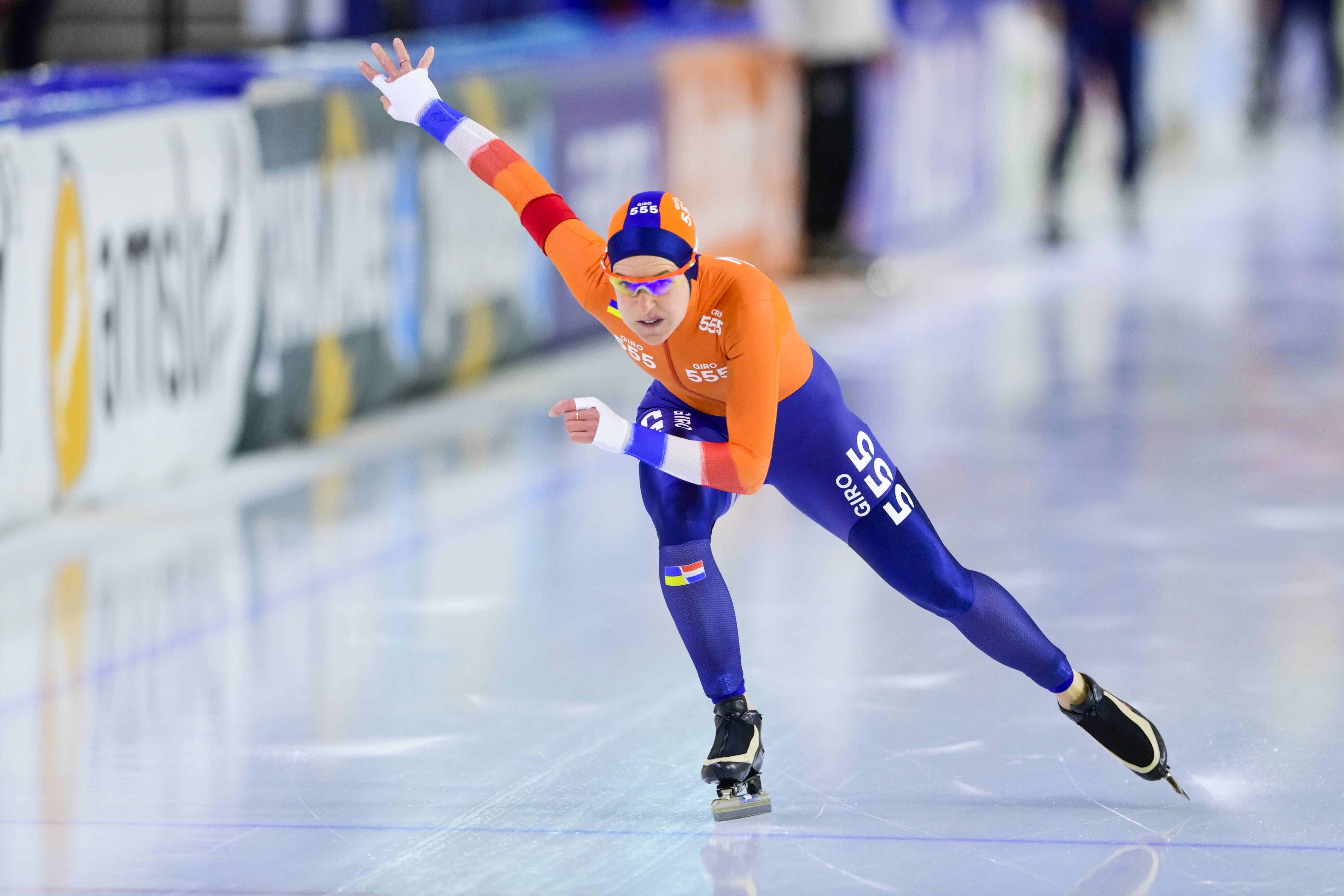 Ireen Wust (NED) in action in the 1500 metres